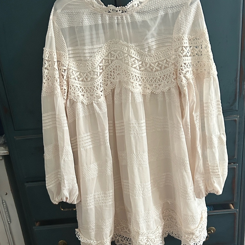 ASOS Ivory Lace Dress size 8